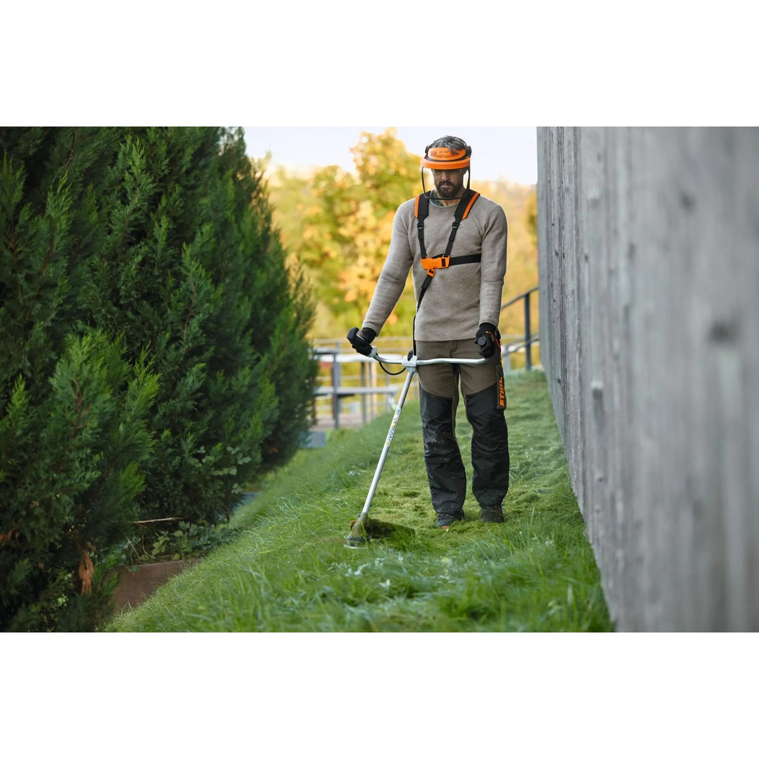 Stihl Akku-Motorsense FSA 120 ohne Akku und Ladegerät Orange-Grau_5