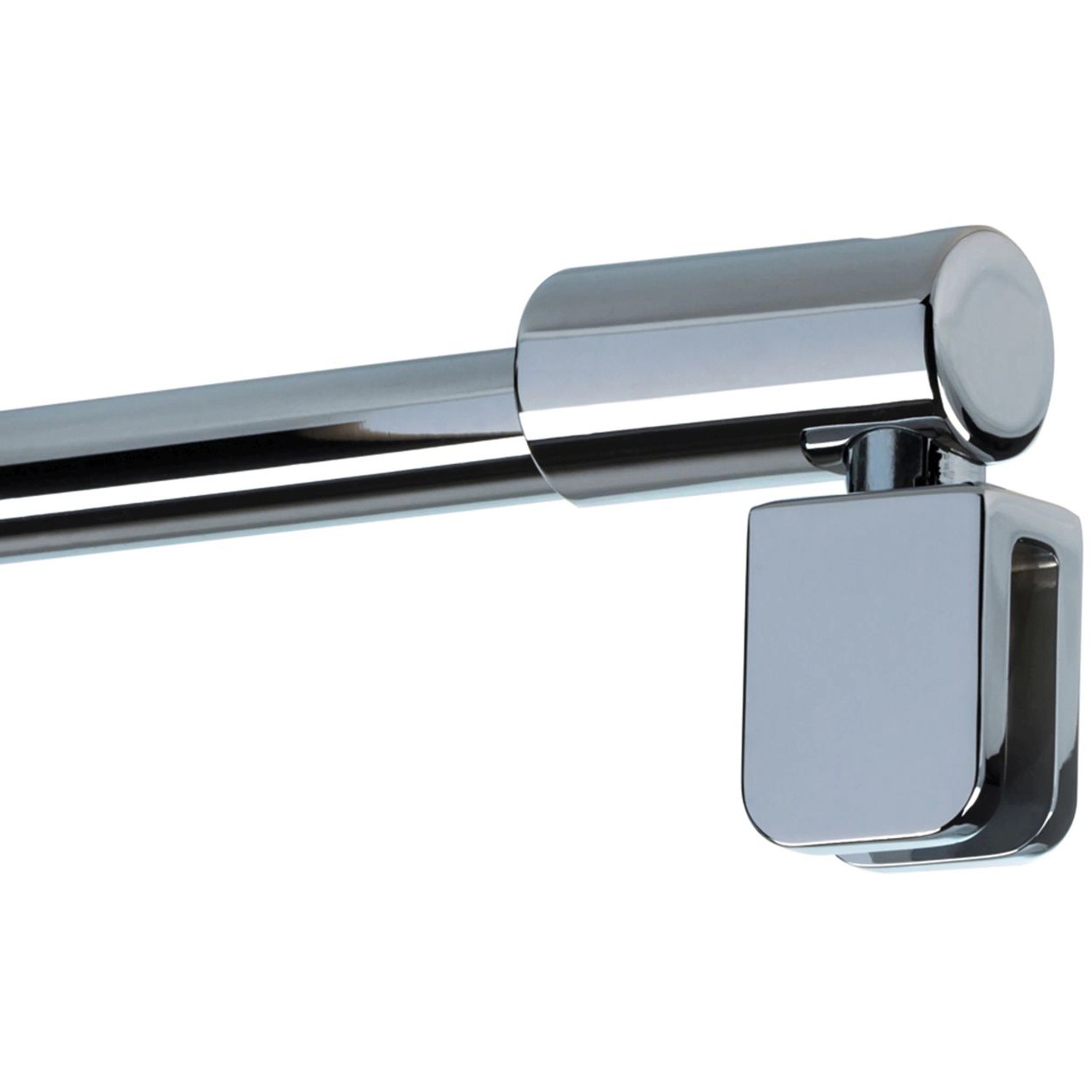 Schulte Stabilisationsbügel, verchromt, 122 cm, für Duschkabinen.