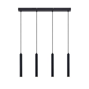 Arcchio LED Kammeron 9626503 Modern in Schwarz aus Metall 4-flammig Wohnzimmerleuchte