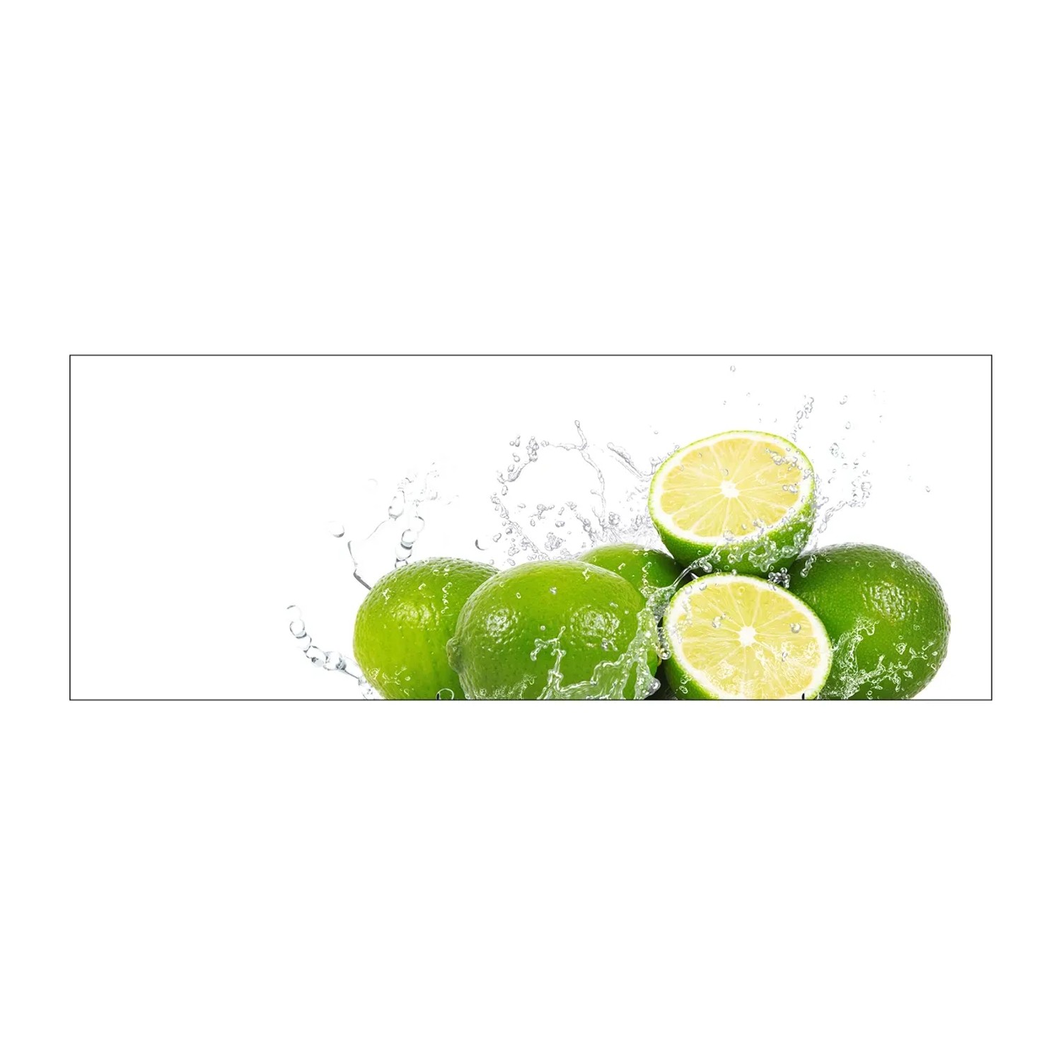 MySpotti Küchenrückwand Profix Cucina Aqua Limette 160 x 60 cm Limettengrün