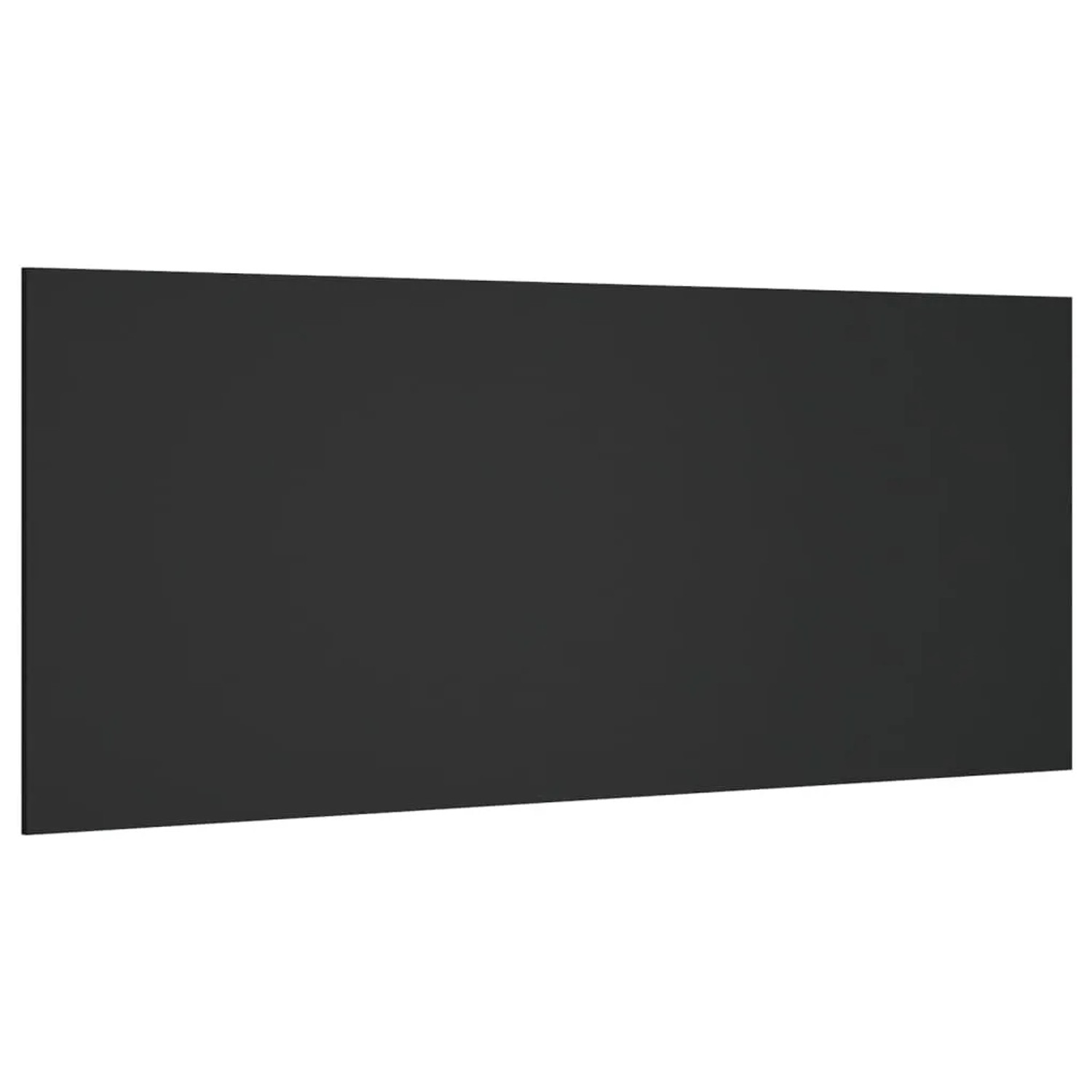 vidaXL Kopfteil Schwarz 200x1,5x80 cm Holzwerkstoff 811044