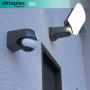 Oktaplex Ana Bewegungsmelder, 180° Erfassung, 12m Reichweite, anthrazit, für Außen.