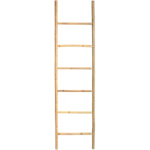 Bambusleiter, 6-stufig, 190 cm, als Handtuchhalter oder Deko-Element.
