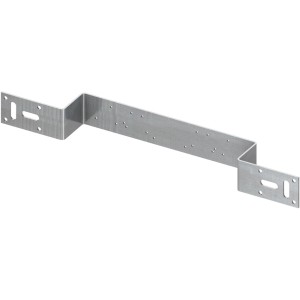 Tece Halter aus verzinktem Stahl, 2-fach gewinkelt, für Wandscheiben, Stichmaße 150/80 mm.
