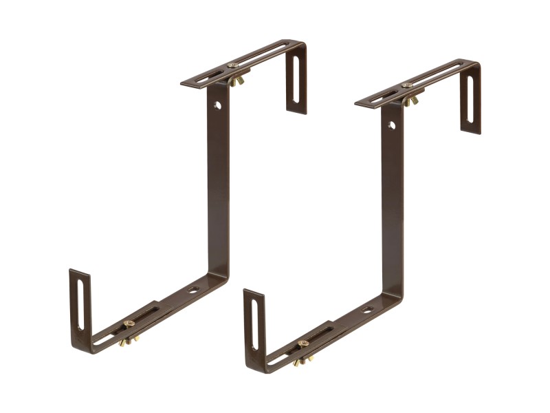 OBI Balkonkastenhalter · Braun, 2er-Set – Produktbild 1 von 1