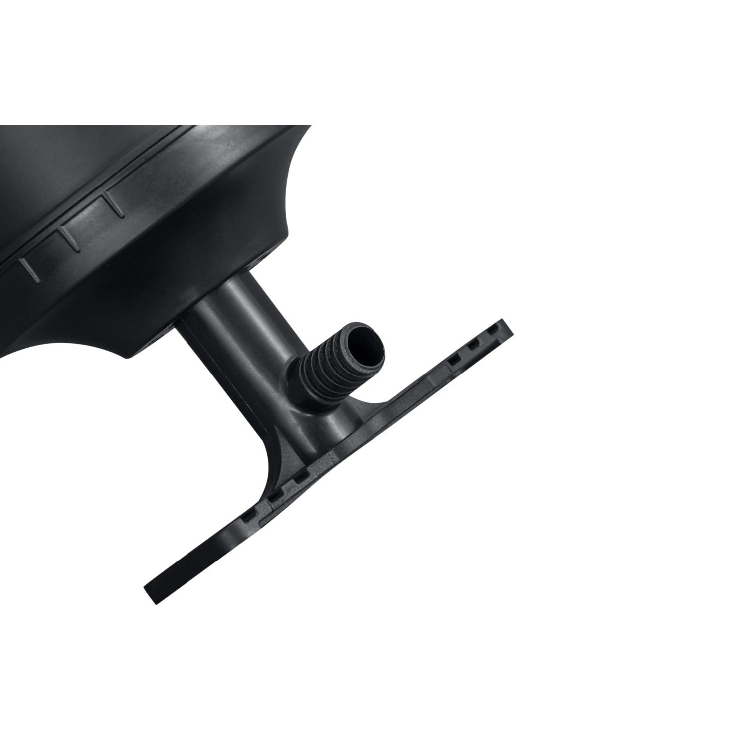 Schwarze Bestway Air Hammer Handpumpe (1,85 l) für Camping- und Freizeitartikel.