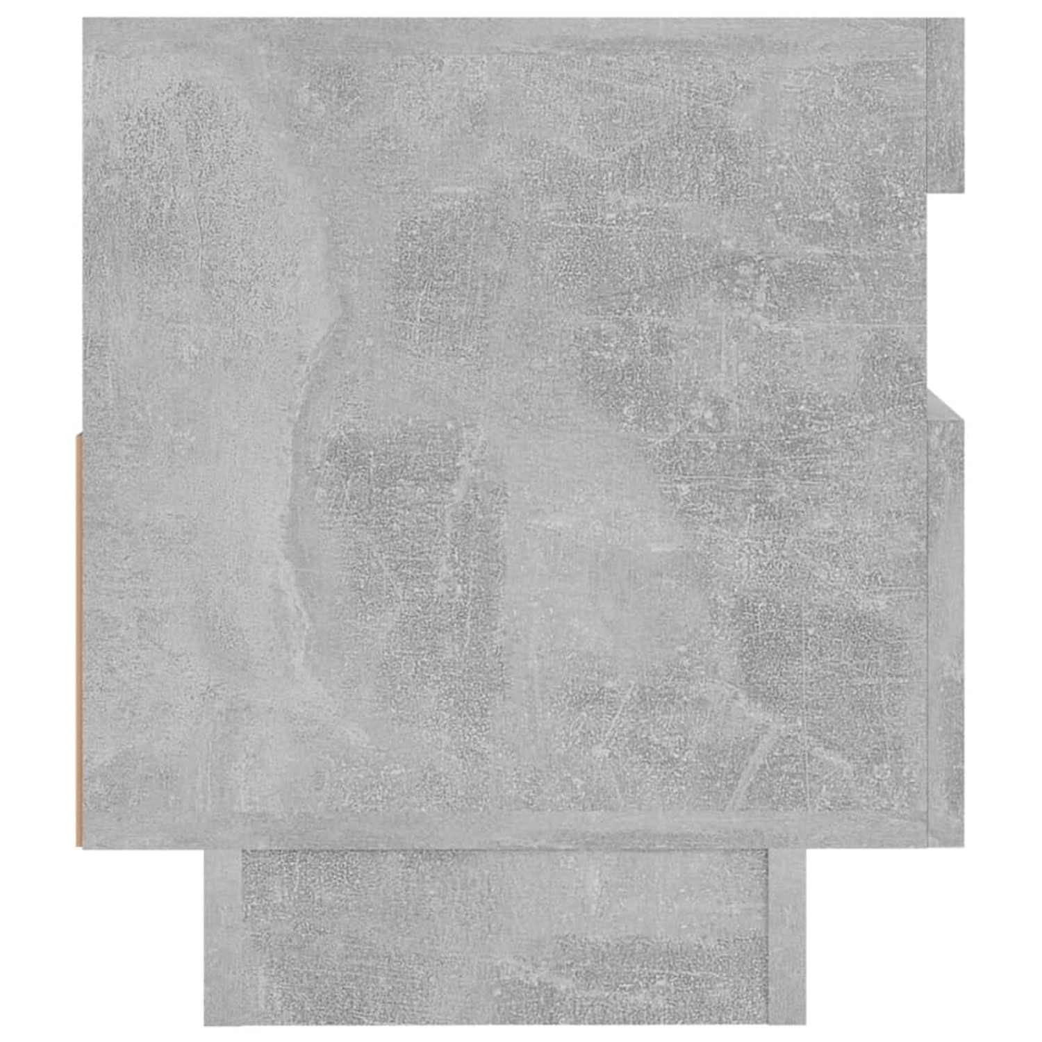 VidaXL TV-Schrank mit LED, Betongrau, 80x35x40 cm. Modernes Lowboard für Wohnzimmer.