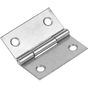 Käntiges Scharnier, 40x40 mm, aus Edelstahl für bewegliche Verbindungen.