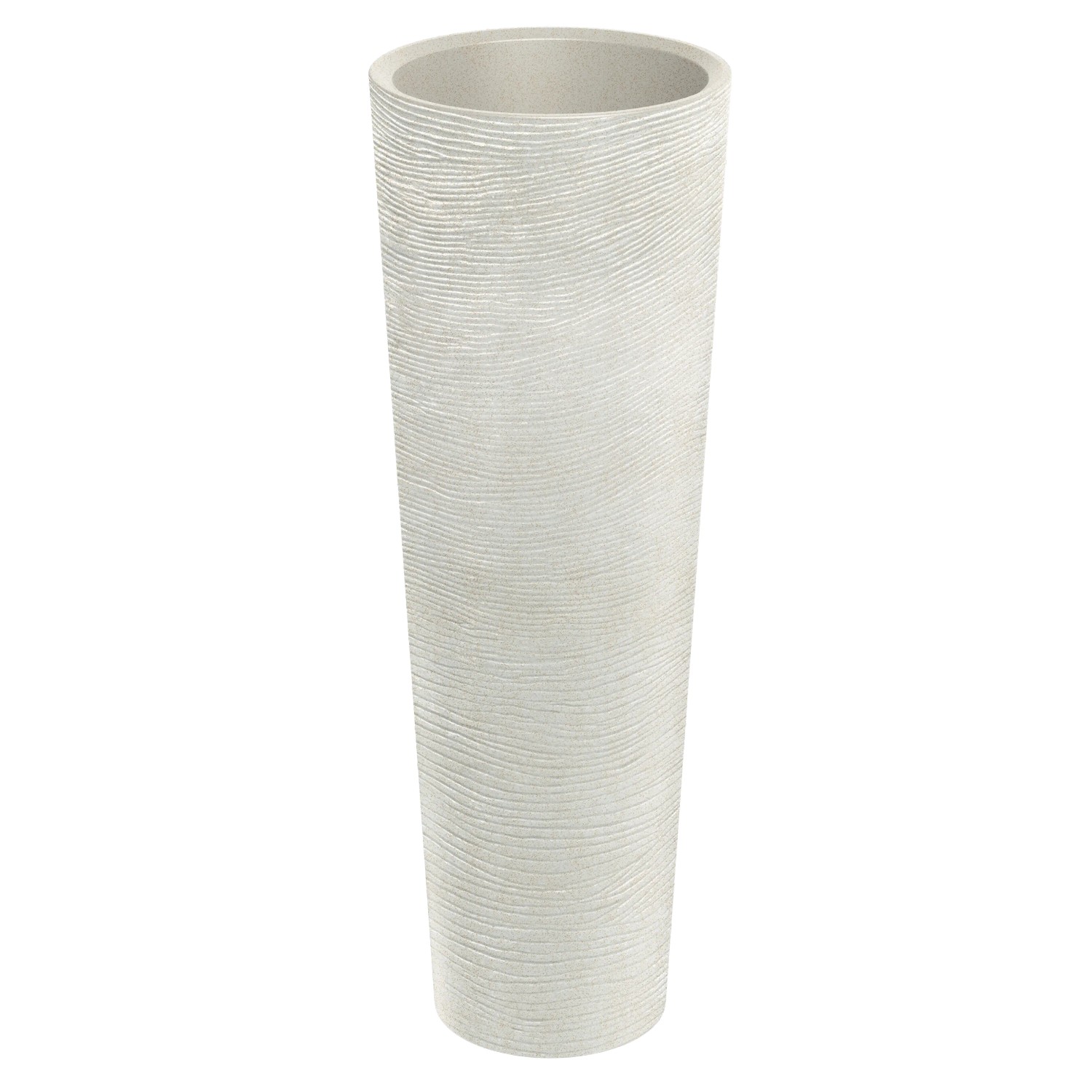 Prosperplast Blumentopf Tubra Schlank Hoch Ø 40 cm x 110 cm Sand