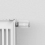 Hama Heizkörperthermostat am Heizkörper, Teil des Smart Home Starter-Sets.