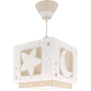 Dalber Kinderzimmer Deckenlampe Luna und Sterne Beige
