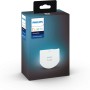 Verpackung des Philips Hue Wandschalter Moduls in Weiß. Smart Home Lichtsteuerung.