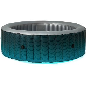MSpa Comfort Starry AirJet aufblasbarer Whirlpool mit Hydromassage und LED-Beleuchtung.