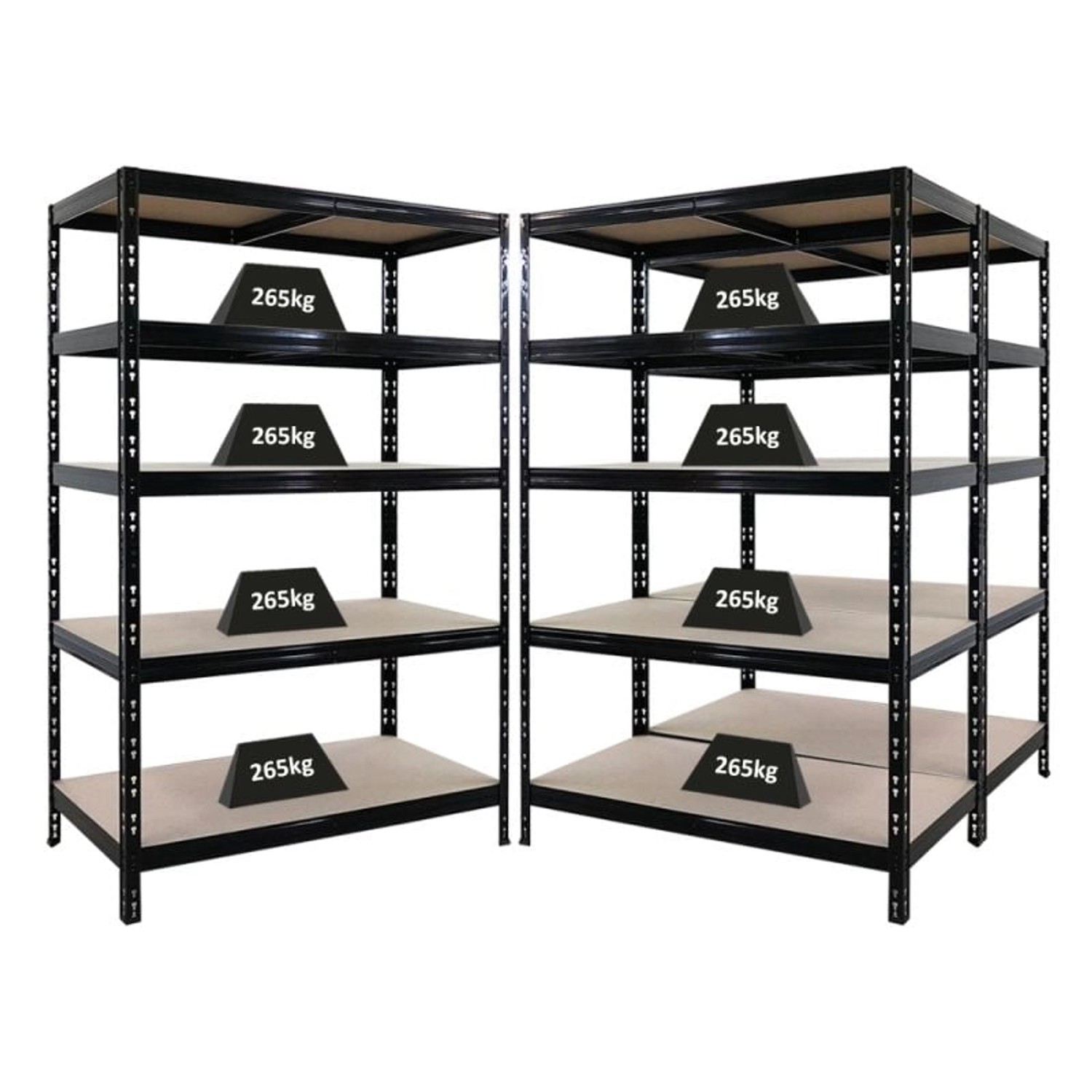 PROREGAL Mega Deal 3X Schwerlastregal Tiger HxBxT 180x120x60cm Fachlast 265 günstig online kaufen