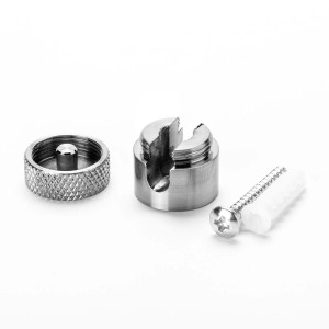 3er Set Orion Lightstyle Wand- und Deckenpins, Ø 19mm, Chrom, zur Kabelbefestigung.