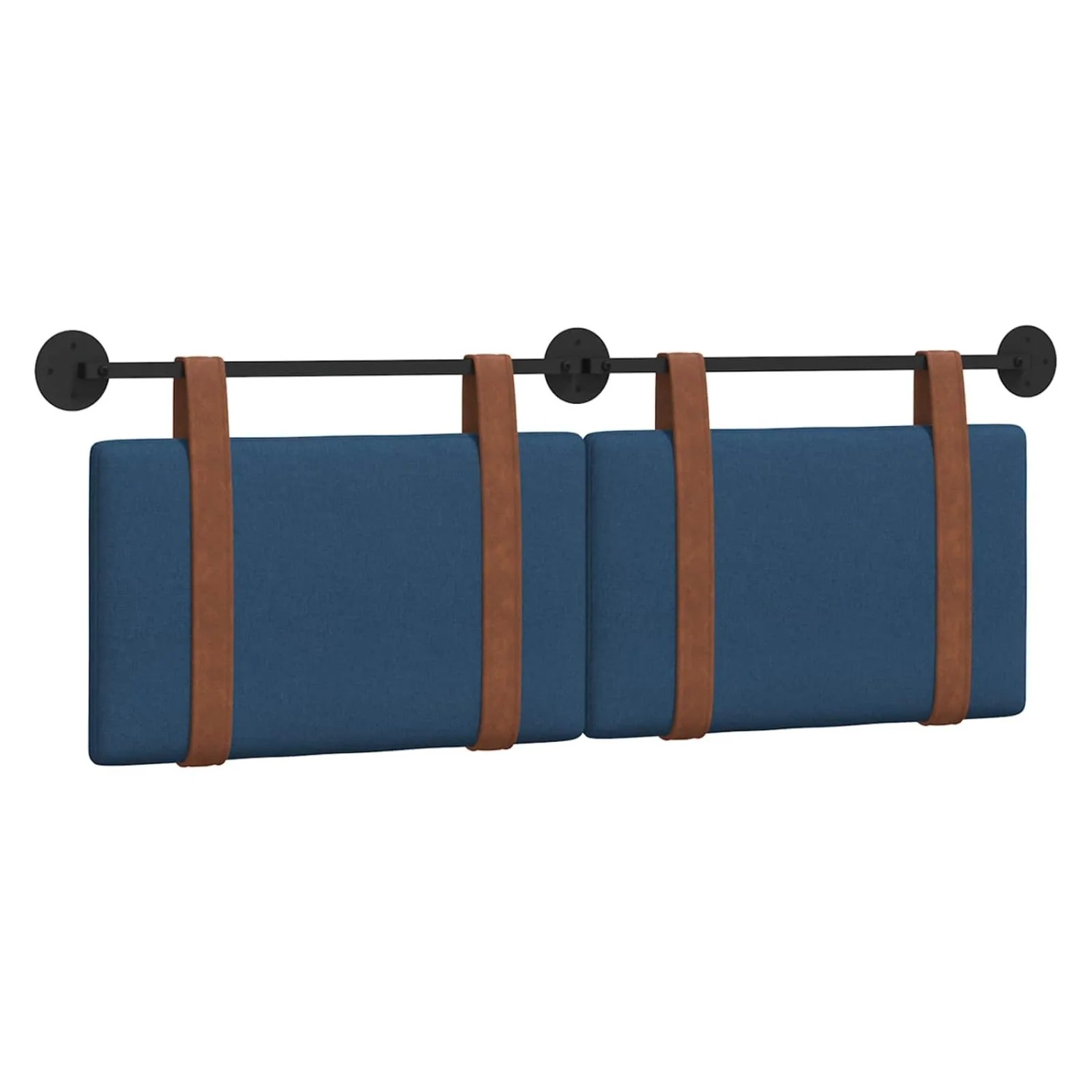 vidaXL Hängevorderseite Wandmontiert Blau 150 x 55 x 5 cm Antikes PU 42031461