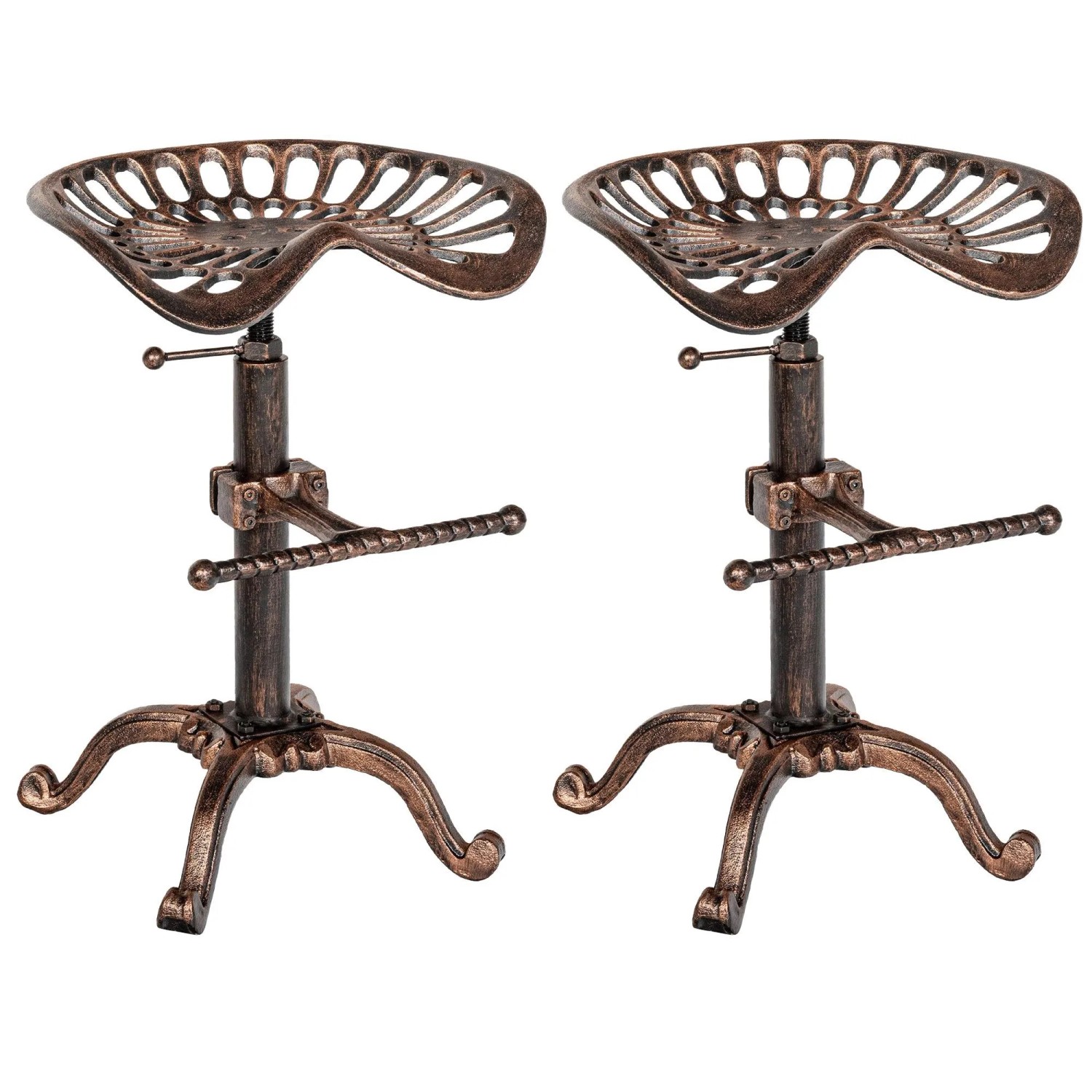 CLP 2er Set Barhocker Butch Bronze