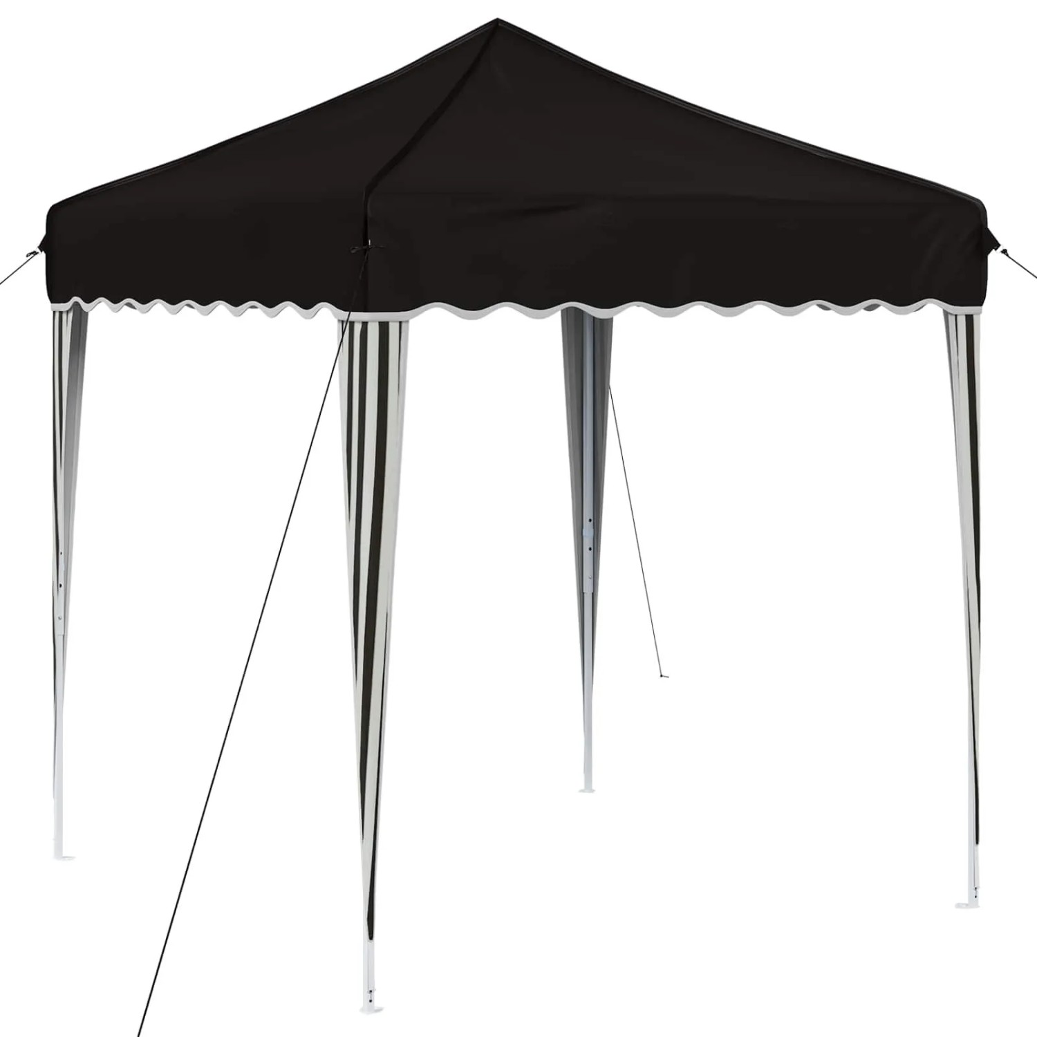 vidaXL Pop-up Partyzelt Schwarz 195 x 195 x 245 cm Oxford-Stoff 42019722