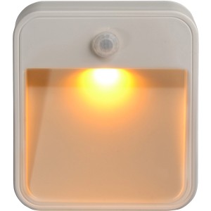 Mr.Beams Batterieleuchte MB720Amber: Quadratisches Nachtlicht mit Bewegungssensor und warmem, bernsteinfarbenem Licht.