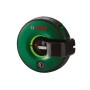 Bosch Linienlaser Atino, ein grünes Messwerkzeug mit integriertem Maßband.