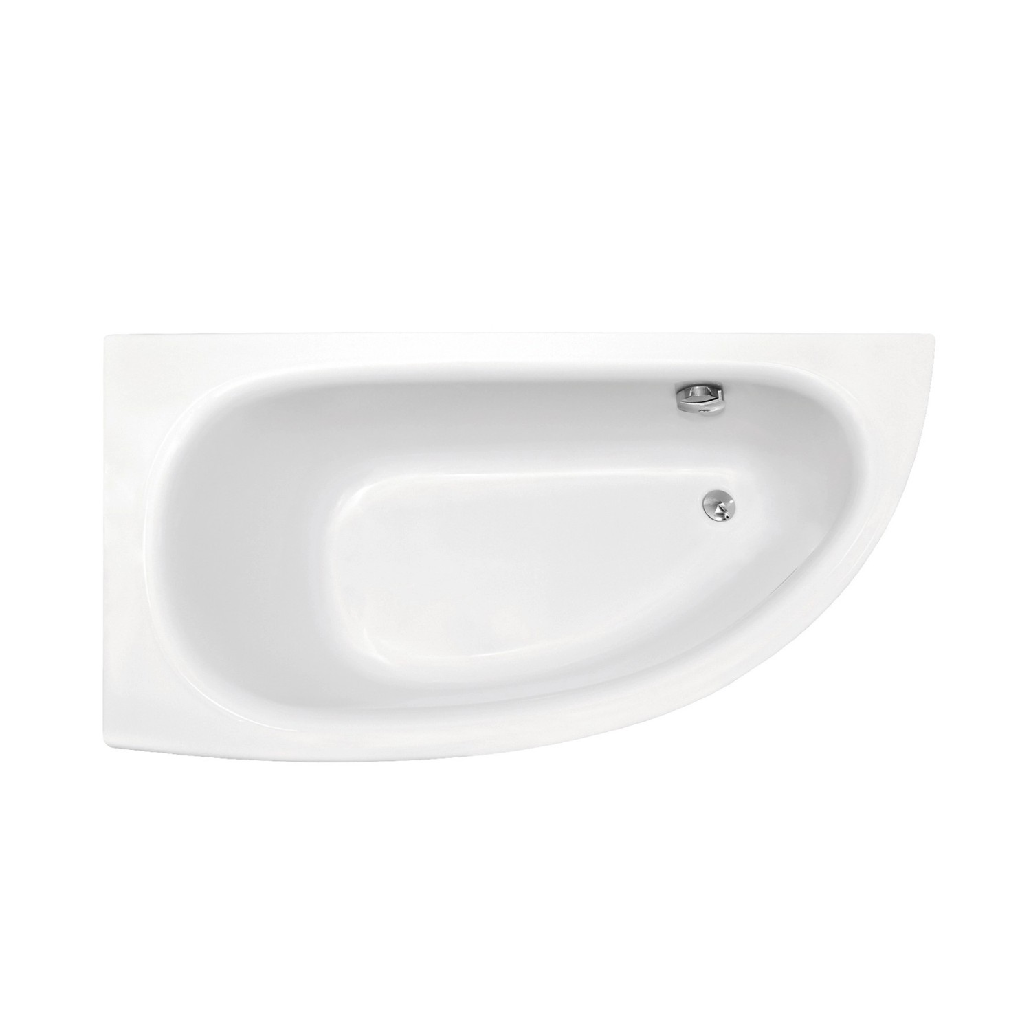 Bad Land Badewanne Eckwanne MILENA 150x70 Links Mit AcrylSchürze Ablauf Füß günstig online kaufen