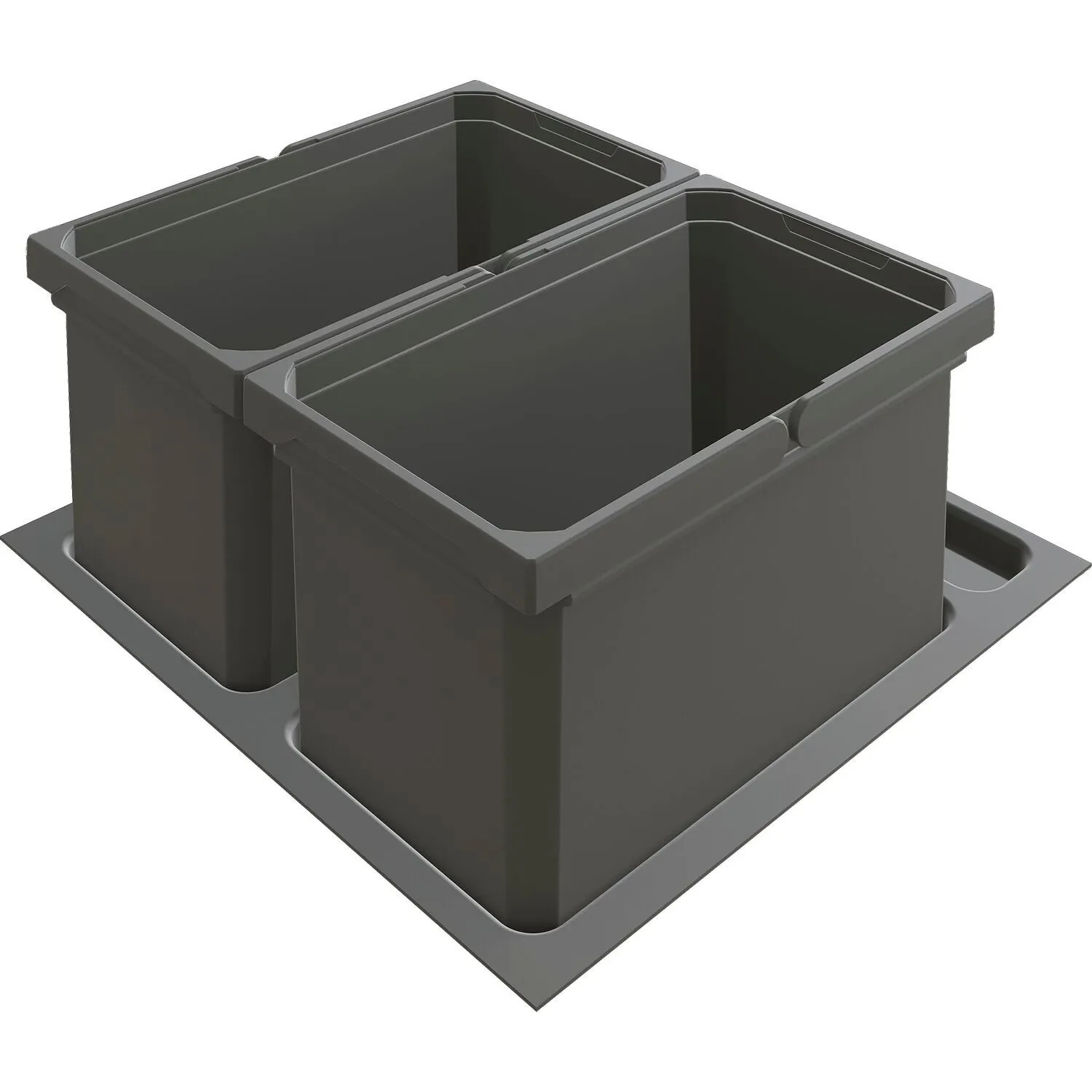 Vauth-Sagel Abfalltrennsystem Envi Free Plus Korpusbreite 600 mm Höhe 216 mm 2x13, Lava