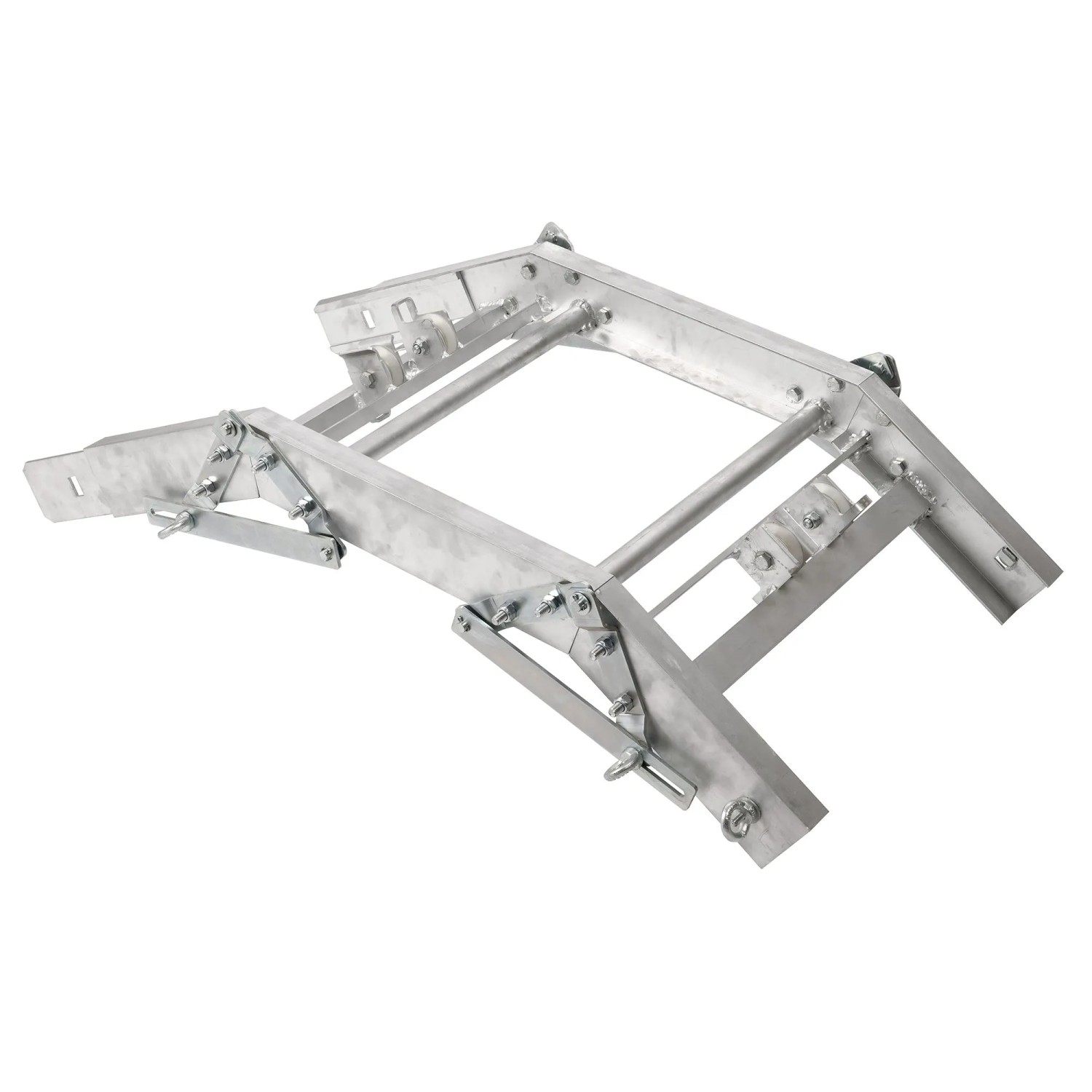 Haemmerlin Knickstück Zweifach Geknickt mit 2 Schnellbolzen Stahlgrau