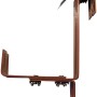 Siena Garden Blumenkastenhalter Gigant, Terra, verstellbarer Halter für Blumenkästen bis 22cm Breite.