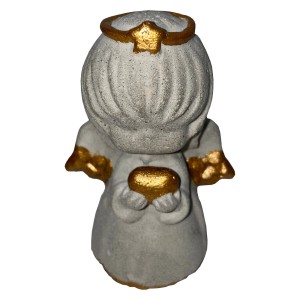 ZGM Betonfigur Gold-Engel