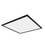 Quadratische Philips Hue Aurelle LED-Deckenleuchte White Ambiance in Schwarz, 60x60 cm.