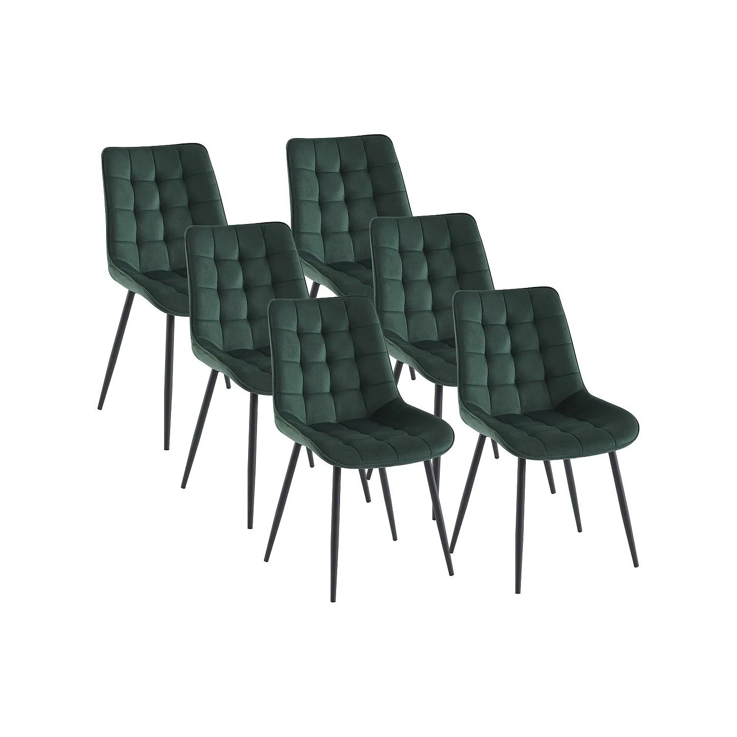 Vente-unique Stuhl Ollua Tannengrün 49.5 cm