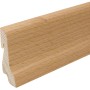 Sockelleiste Clipfix A, Buche gedämpft, 21x60x2500 mm, für harmonischen Bodenabschluss.