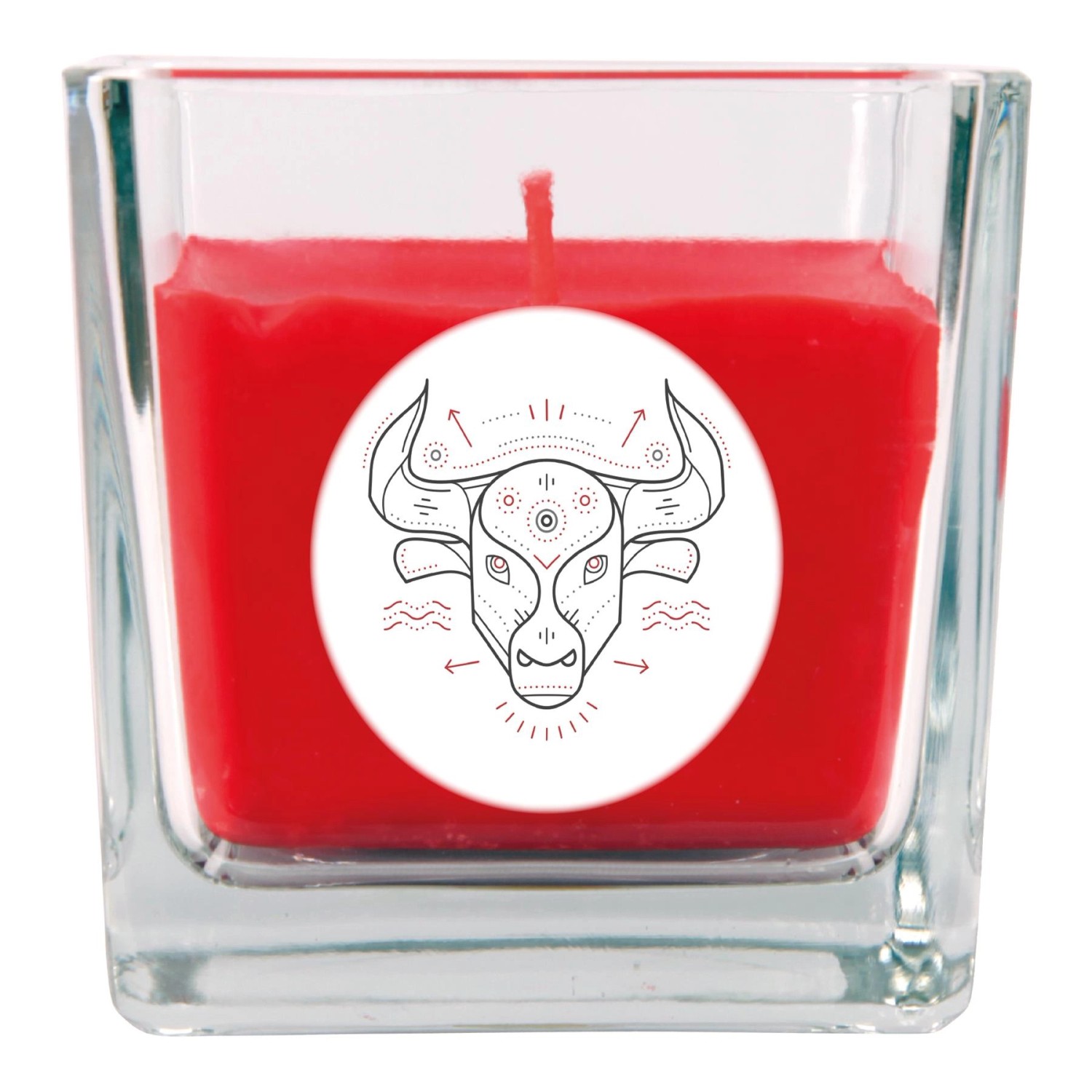 HS Candle Duftkerze & Glas Sternzeichen Rose 50 Stunden Stier günstig online kaufen