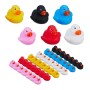 Relaxdays Badeenten PVC Mehrfarbig 48er Set 3 cm x 4 cm x 4 cm