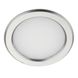SOTECH LED Einbaustrahler STELLA, 2,5W, Edelstahloptik, Einbau-Ø 68mm, für Unterbauleuchten.