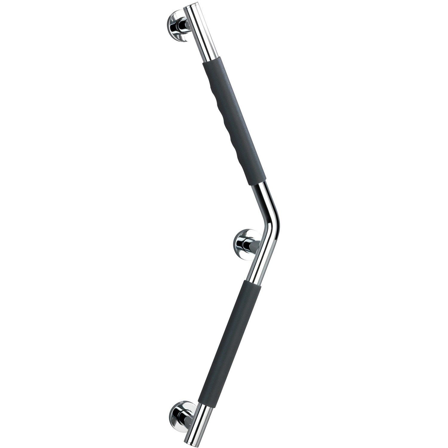 Wenko Wandhaltegriff 37 cm x 37 cm Secura 135° Schwarz