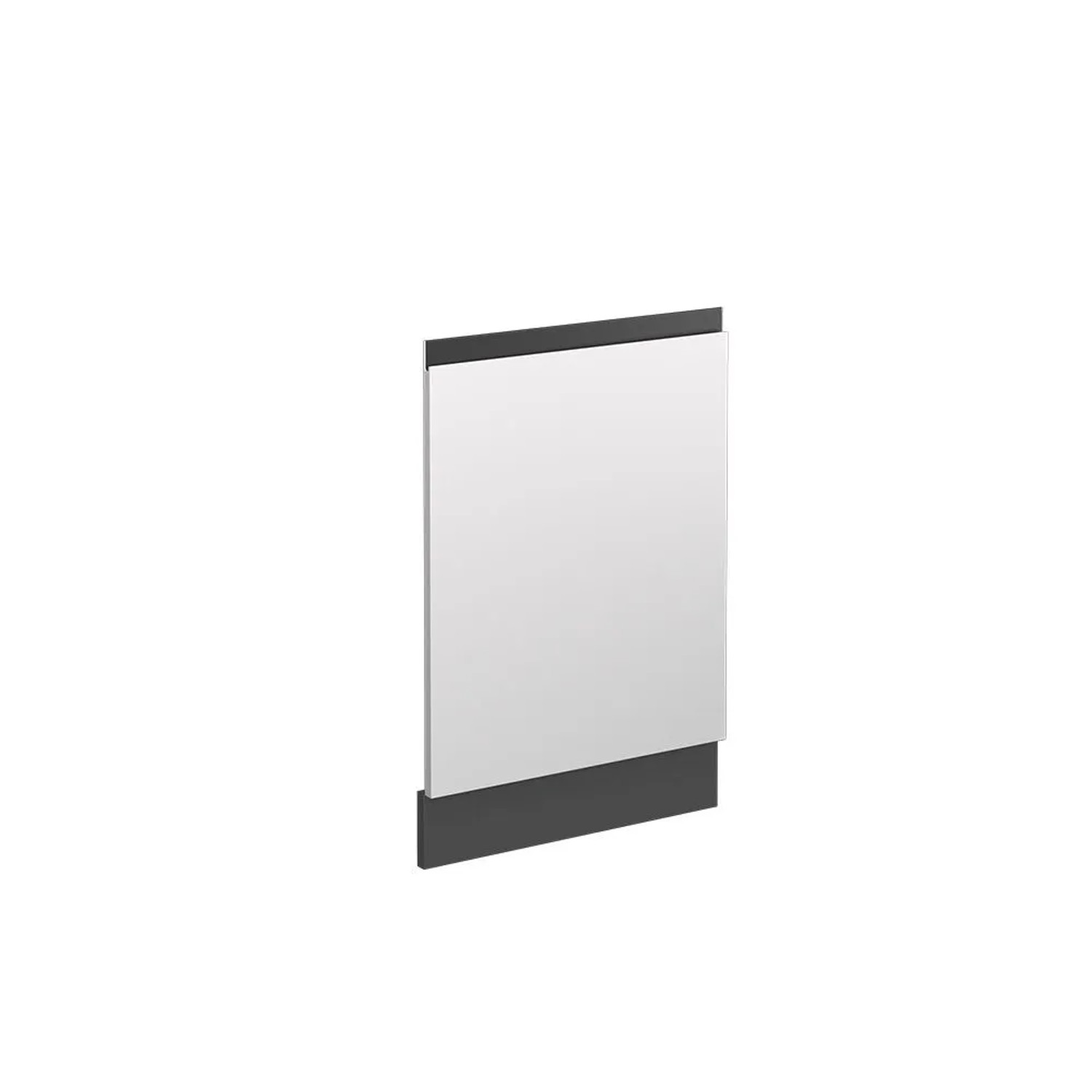 Vicco Frontblende R-Line Weiß Anthrazit 45 cm J-Shape ohne Arbeitsplatte