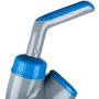 Detailaufnahme: Gre Action Vac elektrischer Poolsauger für Pool und Spa, grau/blau.