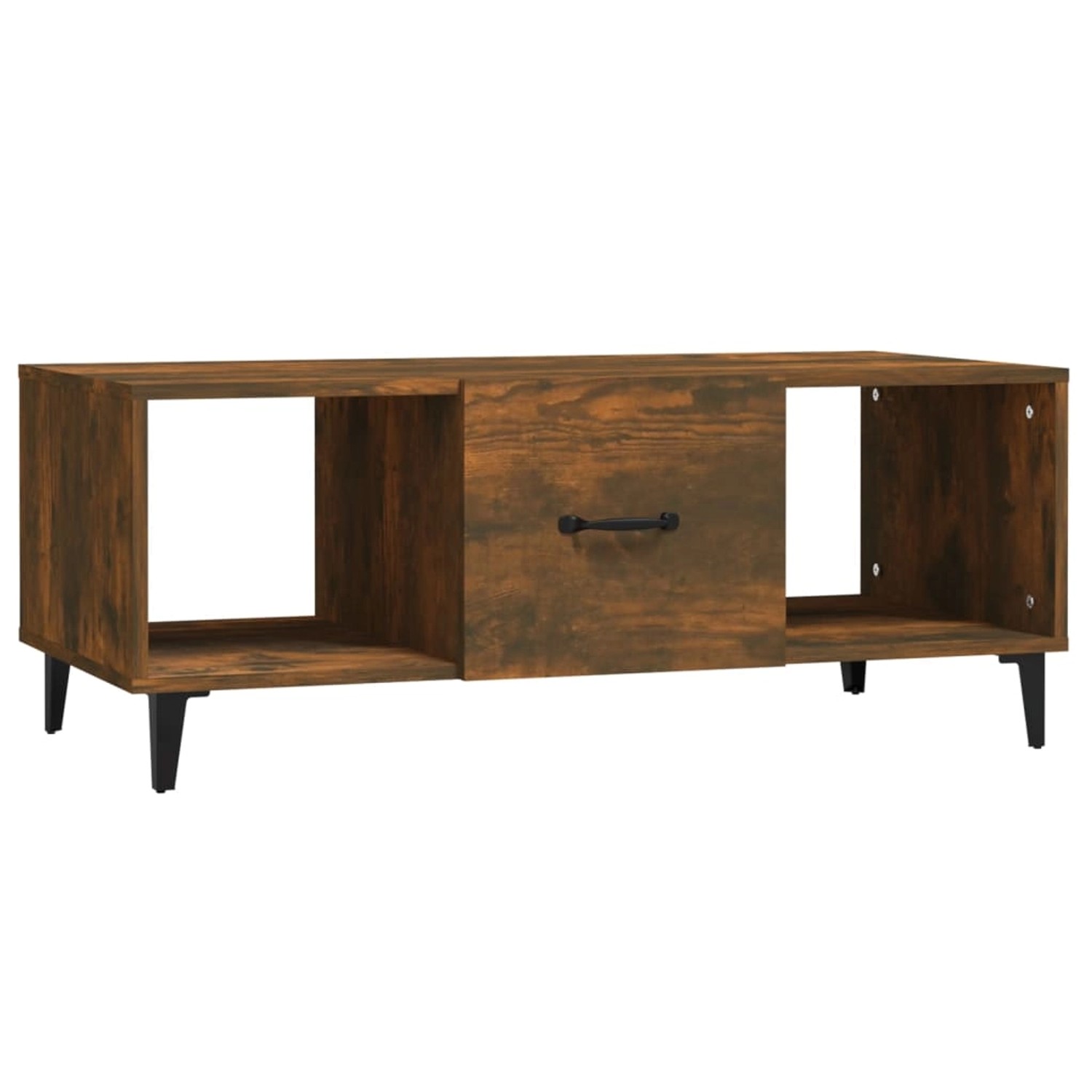 vidaXL Couchtisch Räuchereiche 102x50x40 cm Holzwerkstoff 817528