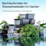 Sunsun Wasserfall Garten Bachlaufschale 60L Teichschale Wasserkaskade Teichwanne_4