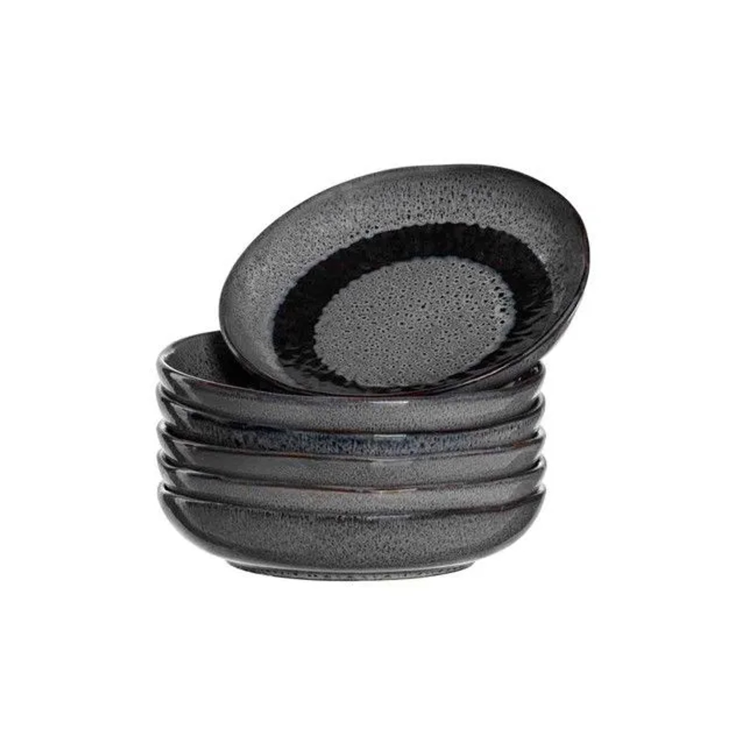 Leonardo Matera Suppenteller 20,7 cm 6er Set Anthrazit