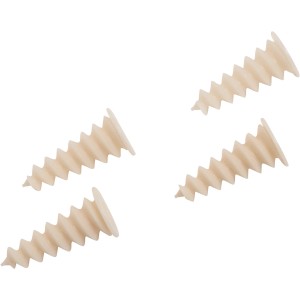 4 LUX Dämmstoffdübel, Ø 24 mm x 50 mm, aus Kunststoff für Dämmmaterialien.