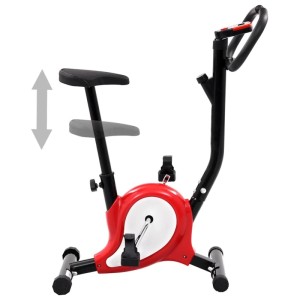 vidaXL Heimtrainer mit Riemenantrieb Rot 92012