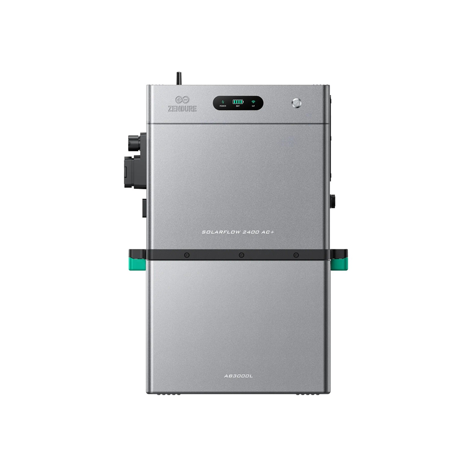 ZENDURE SuperCharged SolarFlow 2400 AC Plus Balkonkraftwerk Bidirektionaler AC Ausgang Bis 2400W Mit 1 AB3000L