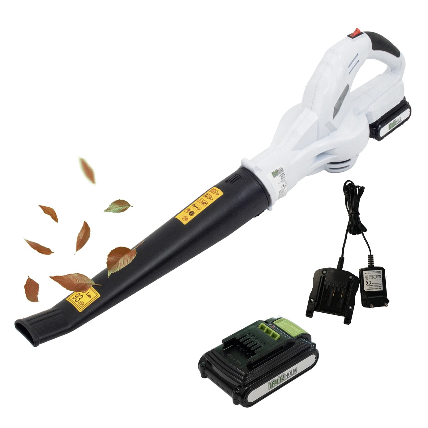 TRUTZHOLM Akku Laubbläser 20V mit 2000mAh Akku und Ladegerät Kabellos günstig online kaufen