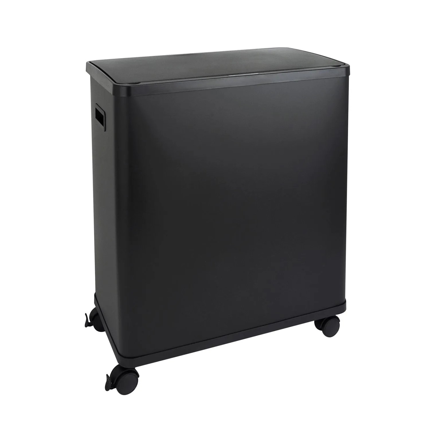 Svita SR2X30 Sensormülleimer Abfalleimer 2fach 60l Inklusive Inneneimer Räder Schwarz