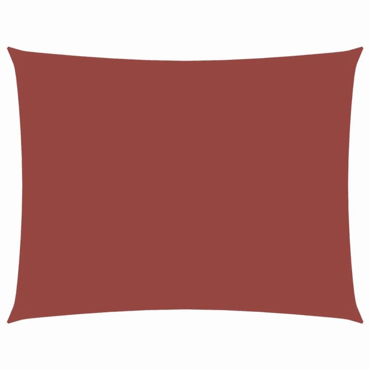 vidaXL Sonnensegel Oxford-Gewebe Rechteckig 3,5x4,5 m Terrakotta-Rot 135379