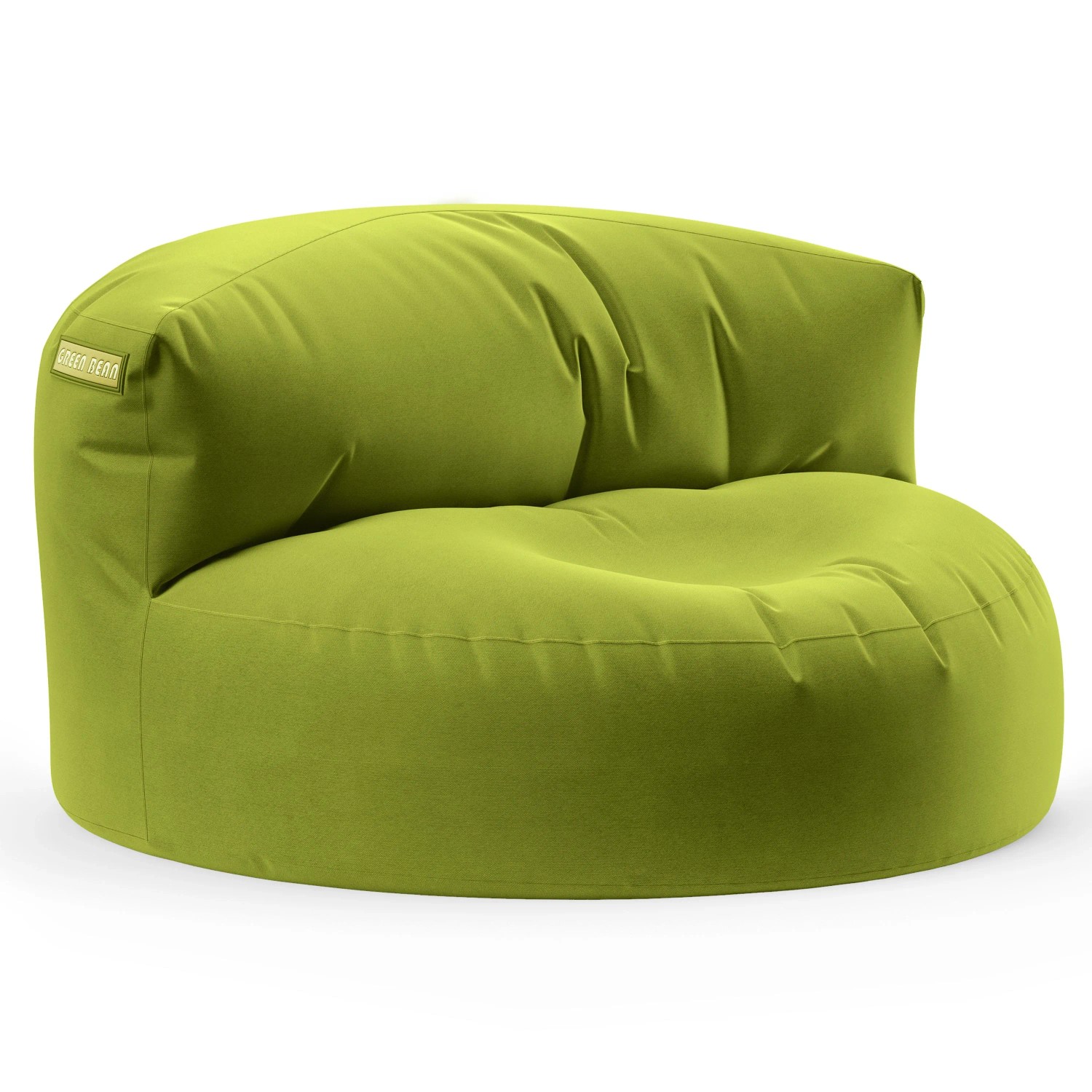 Green Bean Sitzsack-Sofa 90 x 50 x 50 cm PVC Wetterfest Grün