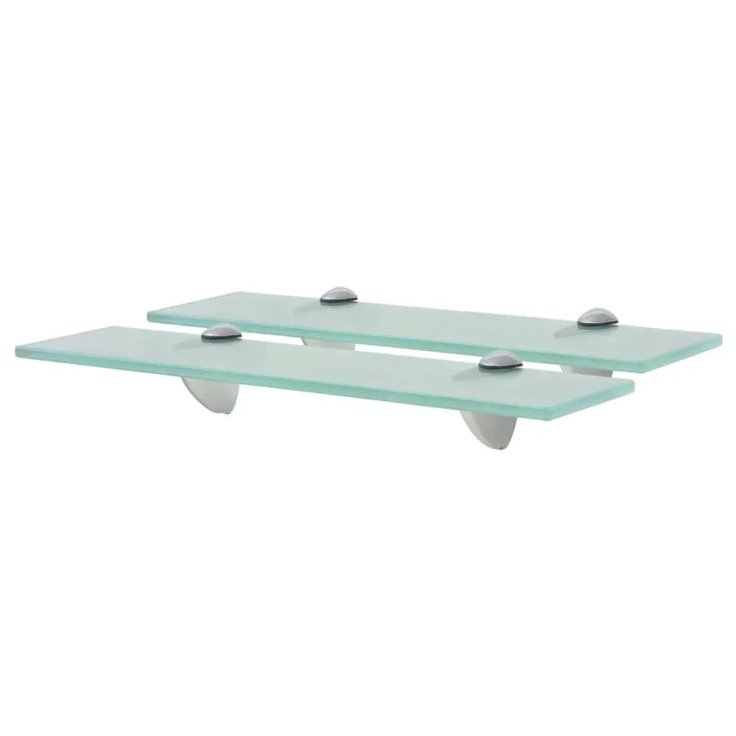 vidaXL Schweberegale 2 Stk Glas 40x20 cm 8 mm 3051519
