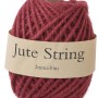 Jute-Schnur in Rotbraun auf Holzstock, 30m, für Weihnachtsdeko und Geschenkverpackung.